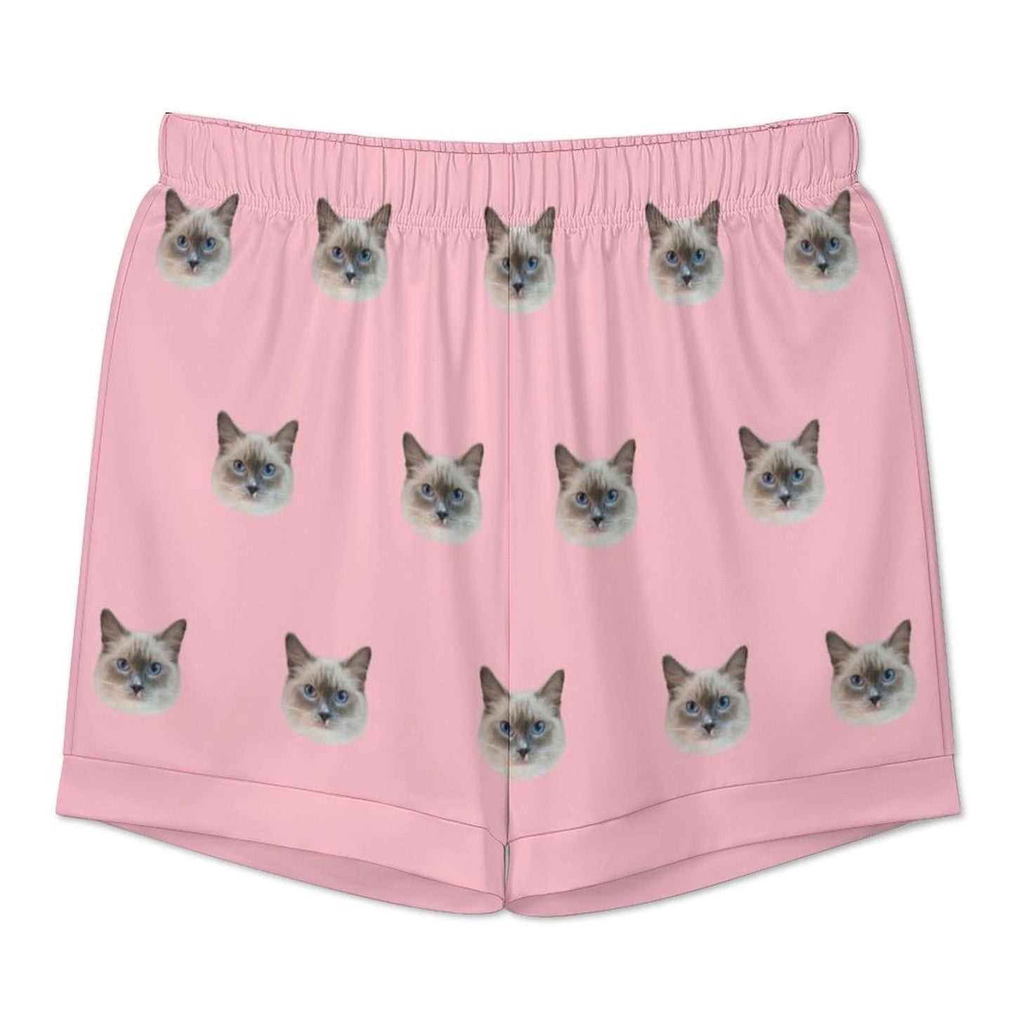 Custom Pet Paws and Pets Women's Short Pajama Set