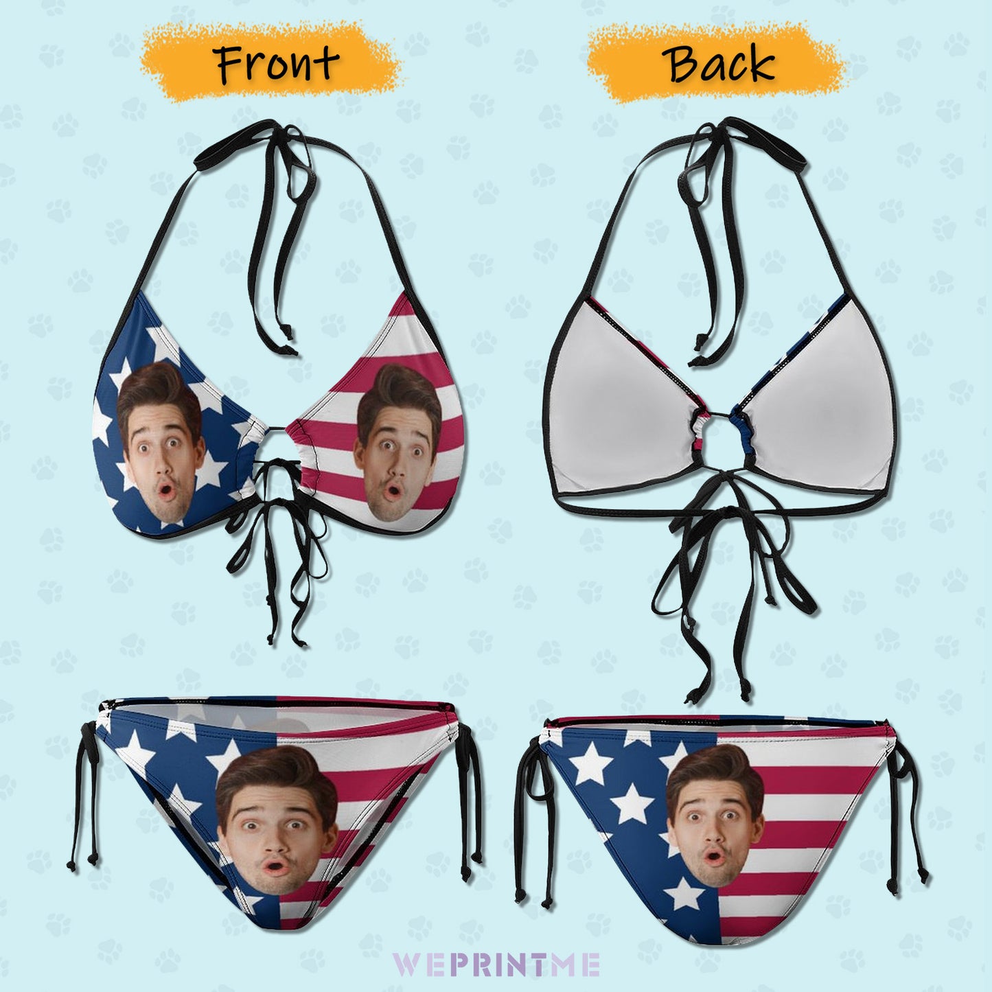 Custom Face Flag Bikini-WEPRINTME-6