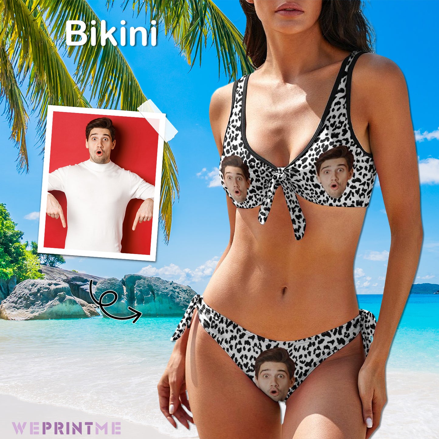Custom Face Leopard Bikinis-WEPRINTME-1