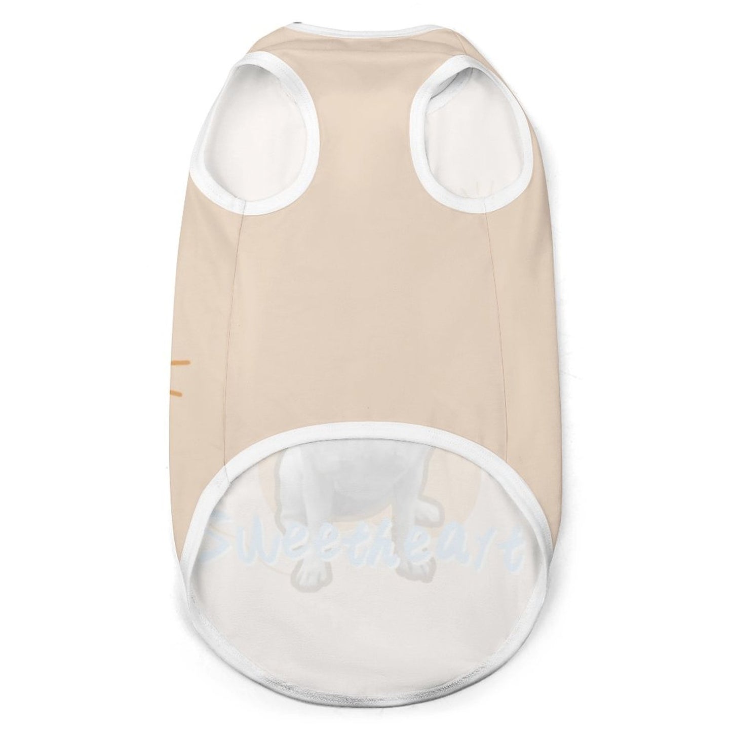 Custom Face Pet Vest Sweetheart Costume-WEPRINTME-4