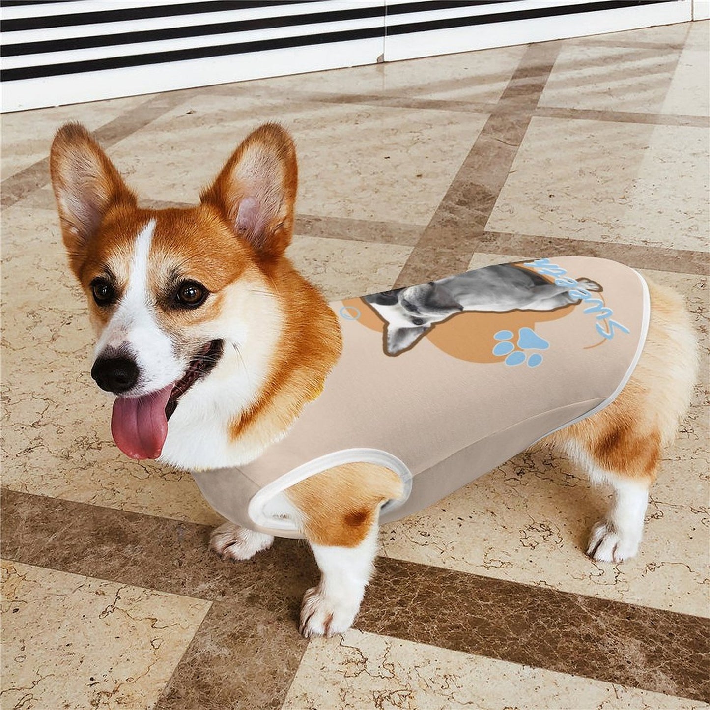 Custom Face Pet Vest Sweetheart Costume-WEPRINTME-6
