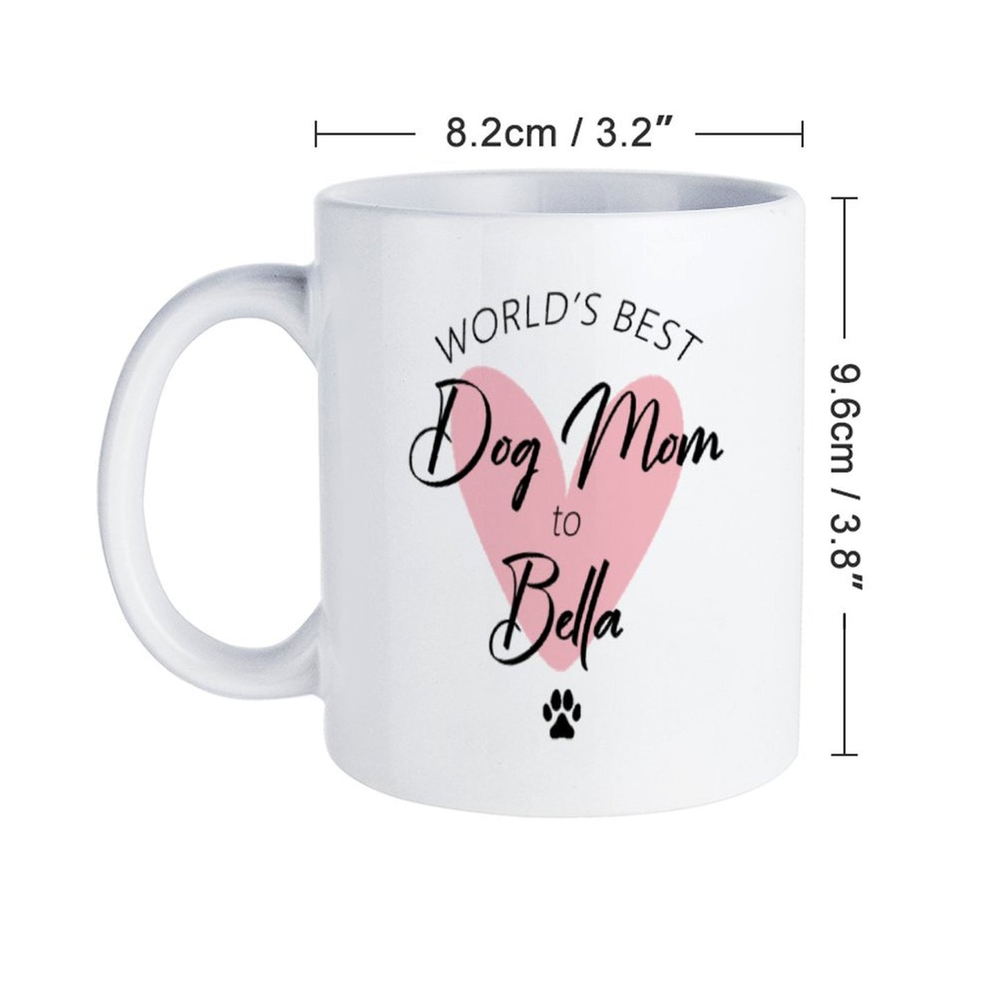 Custom Pet Face Best Dad Best Mom To Mug-WEPRINTME-815