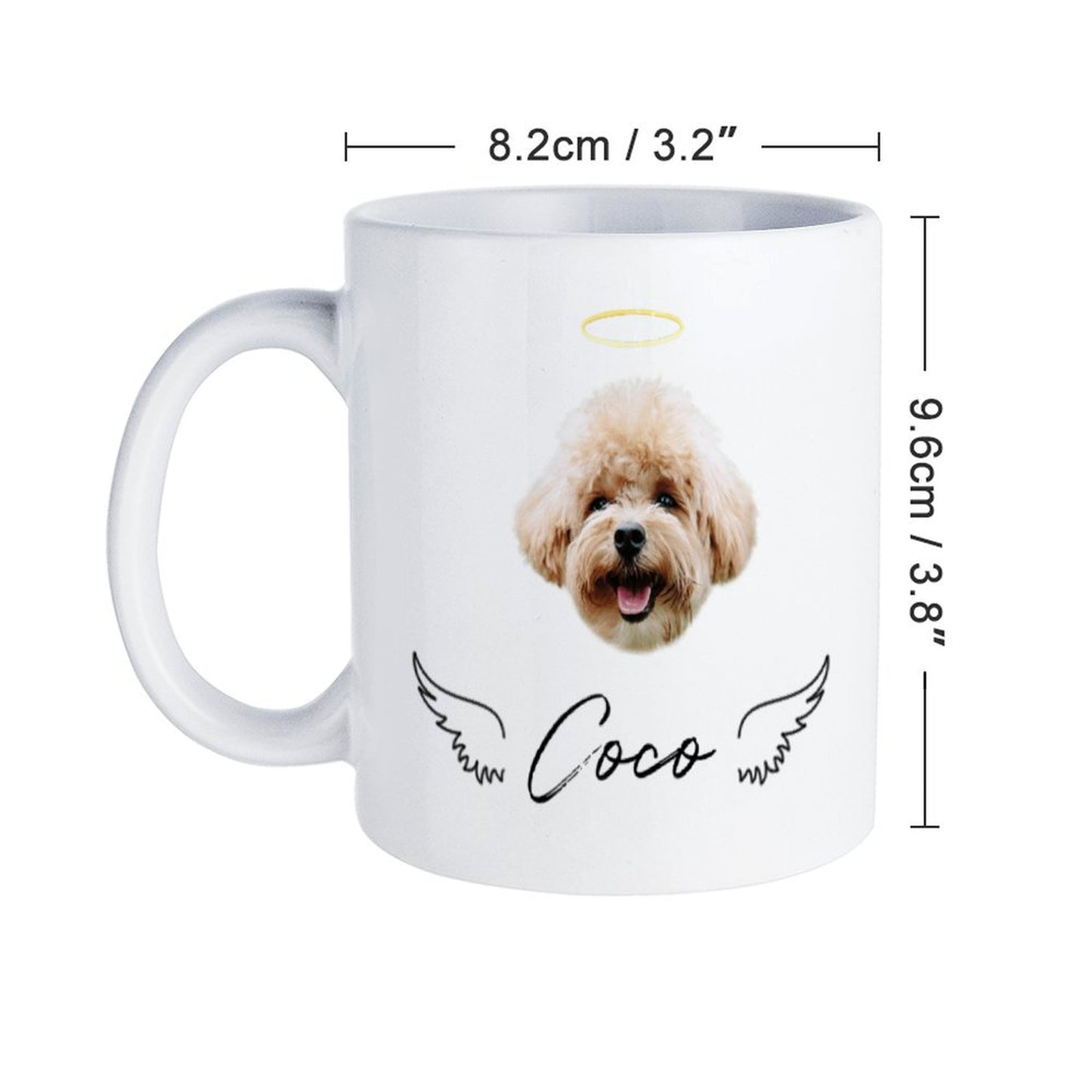Custom Pet Face Best Friend Leave Mug-WEPRINTME-6