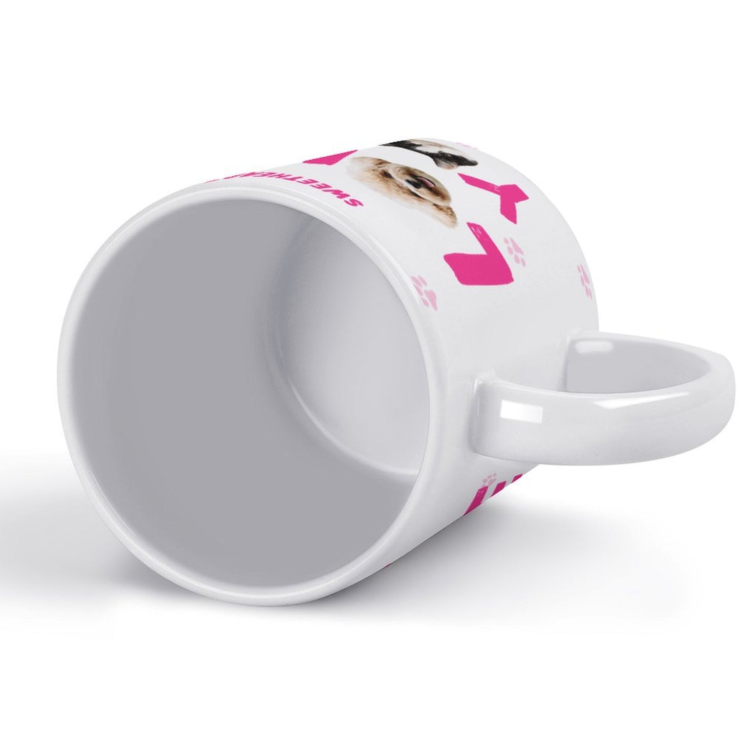 Custom Pet Face Sweetheart Mug-WEPRINTME-7