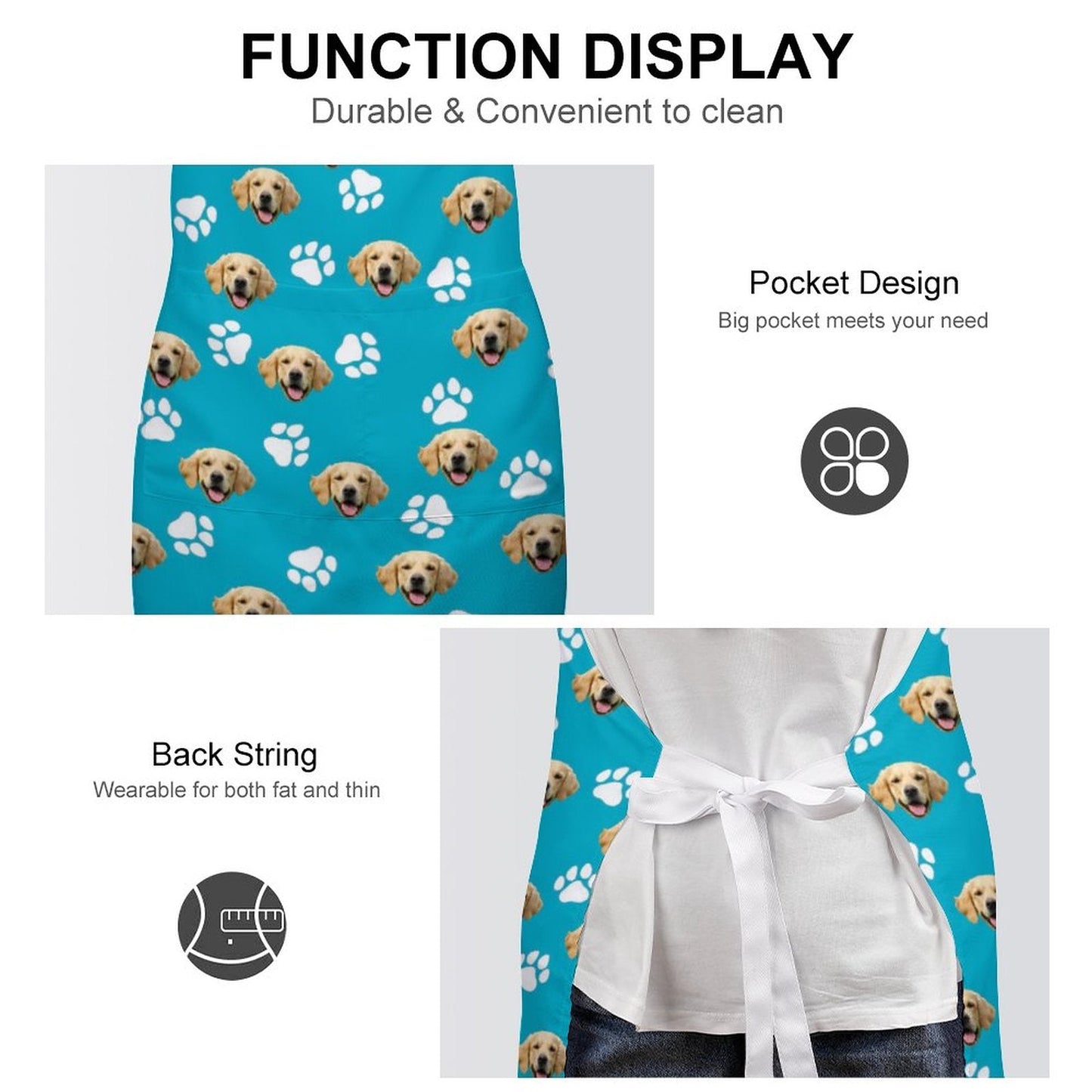 WEPRINTMEApronCustom Pet Face Apron