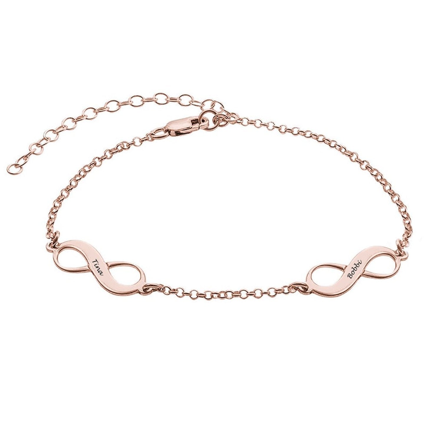 WEPRINTMEBraceletCustom Name Double Shaped Bracelet