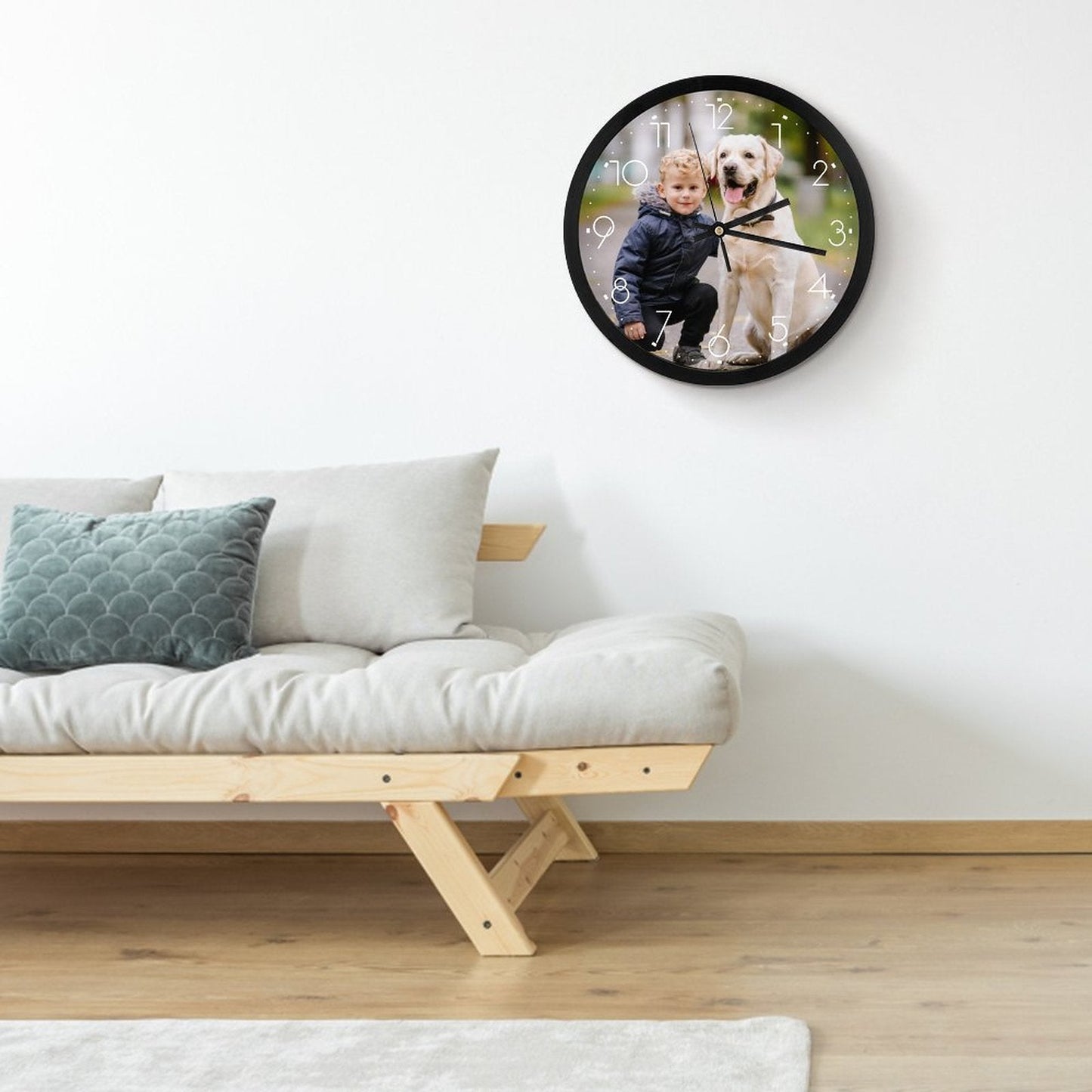 WEPRINTMEClockCustom Photo Fashion Round Clock