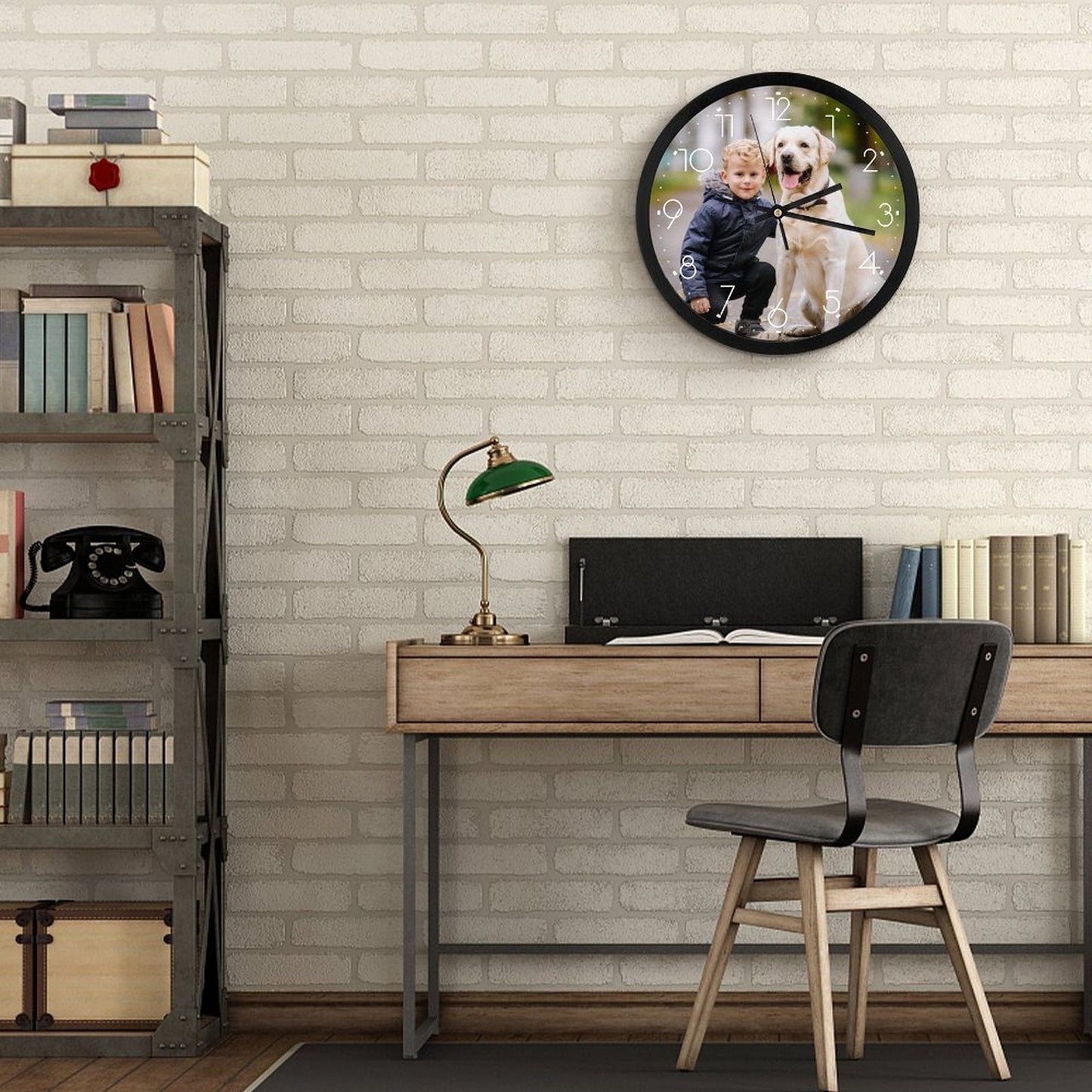WEPRINTMEClockCustom Photo Fashion Round Clock