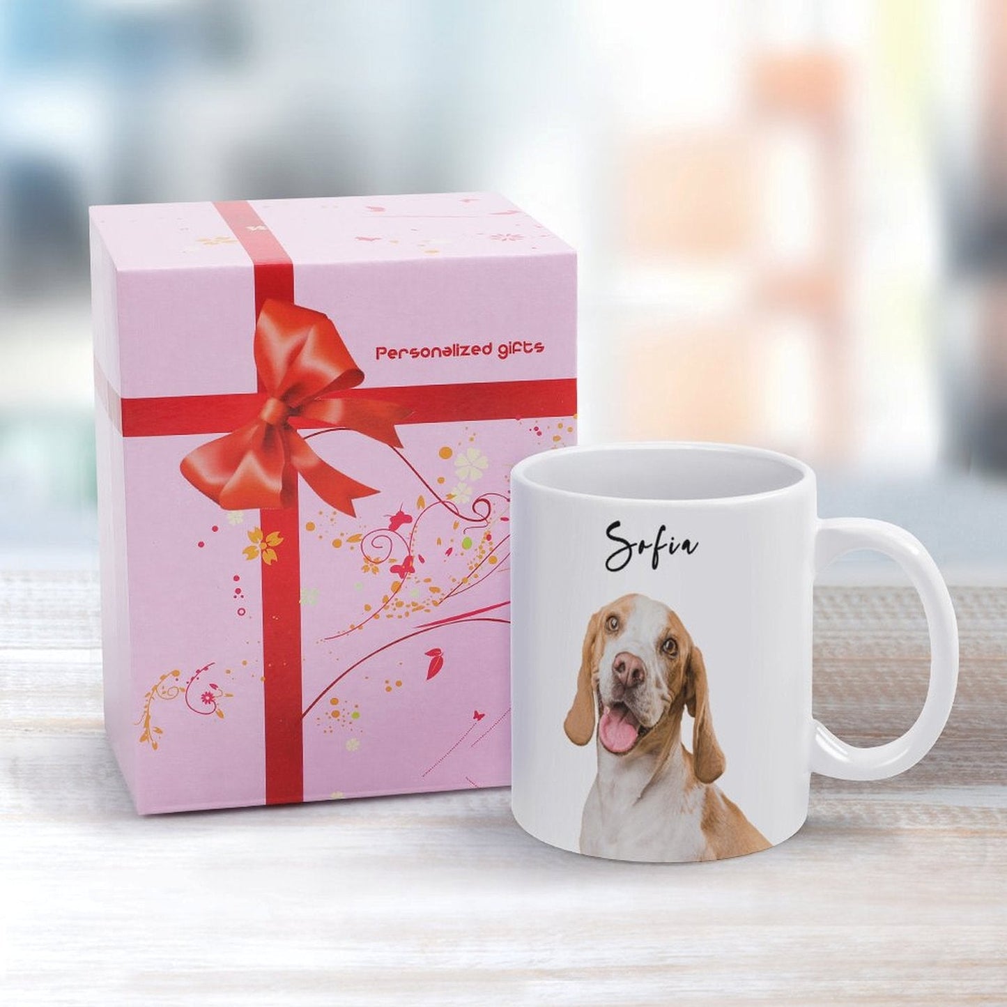 WEPRINTMECup&MugCustom Pet Face and Name Classic Mug