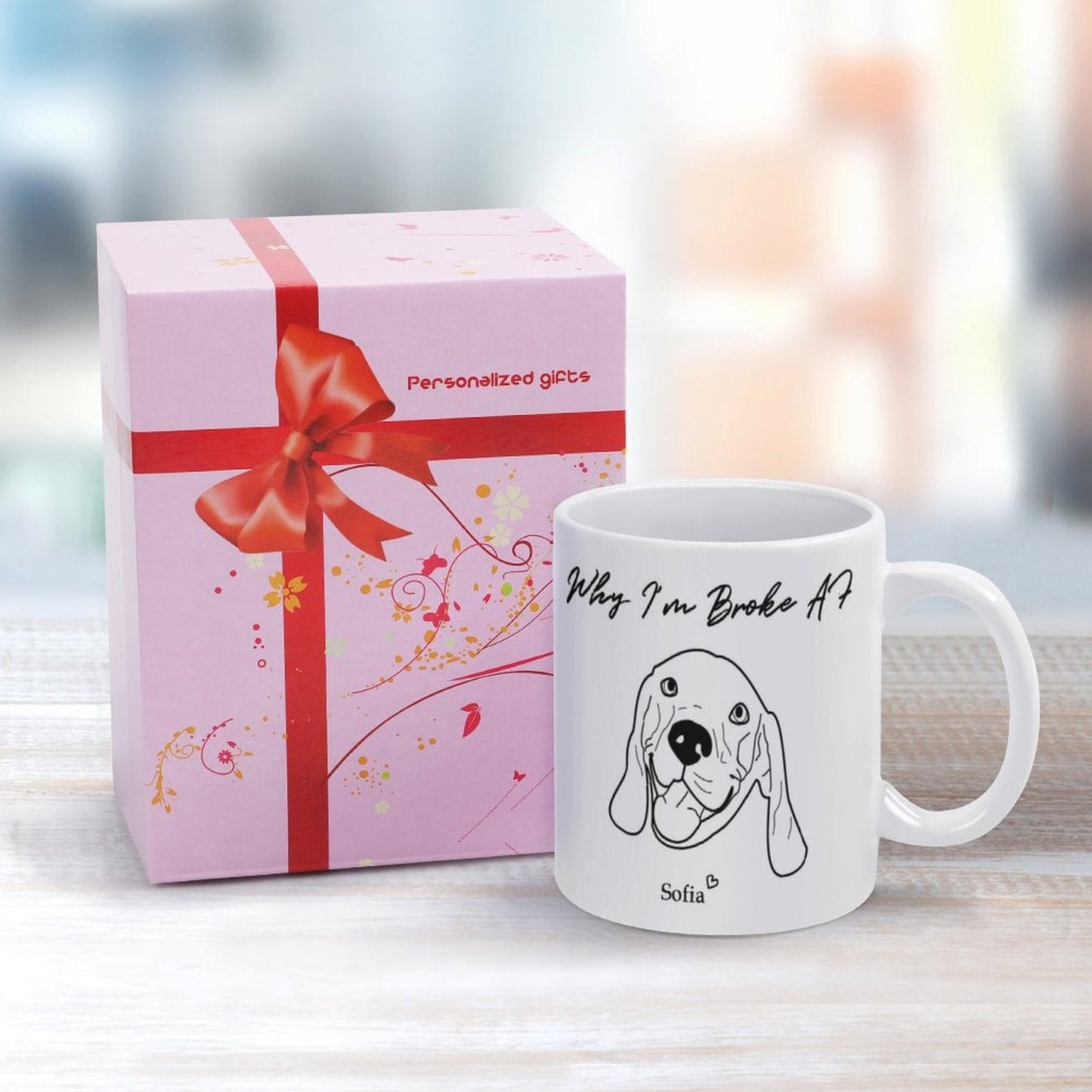 WEPRINTMECup&MugCustom Pet Handdraw Pet Mug