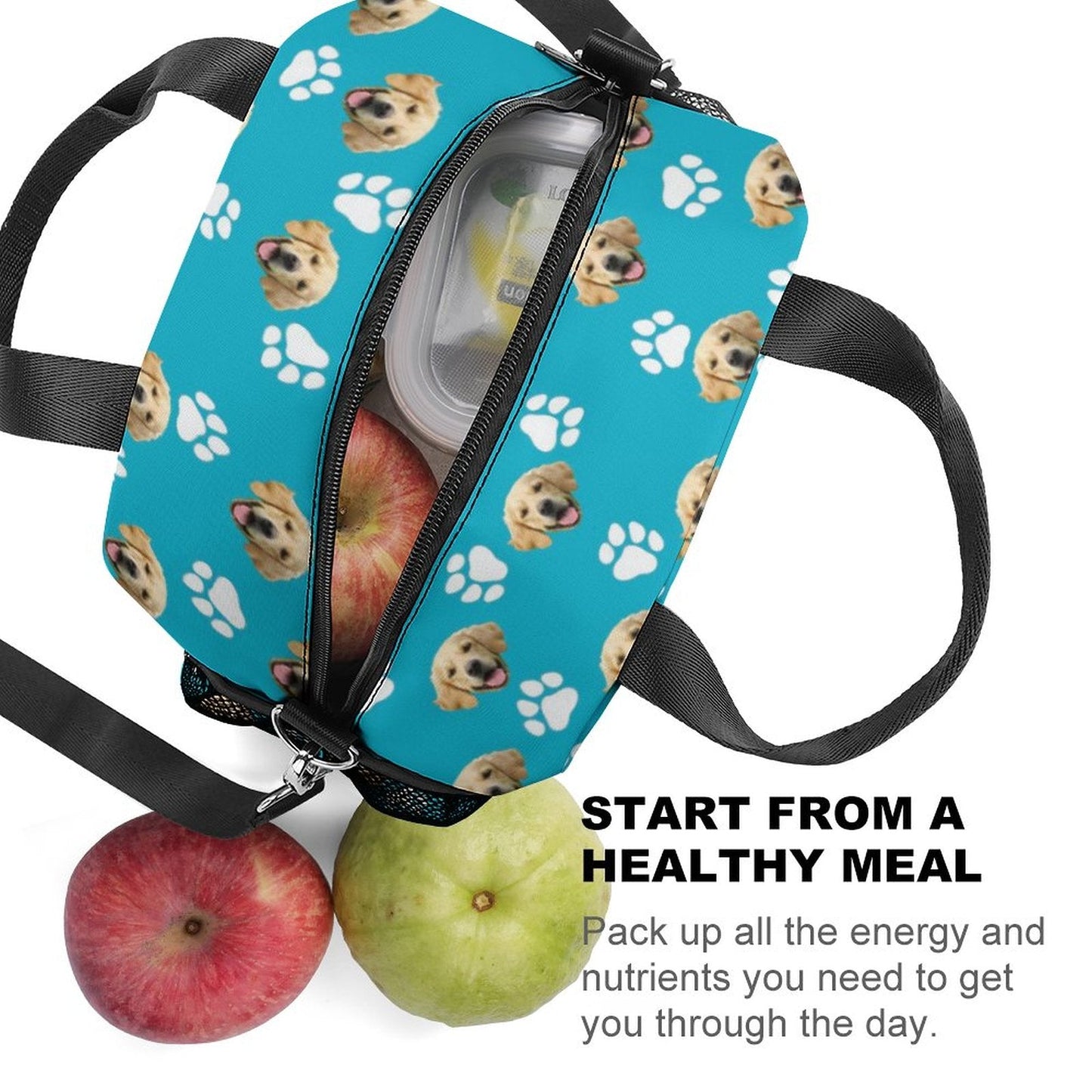 WEPRINTMELunch BagCustom Pet Face Lunch Bag