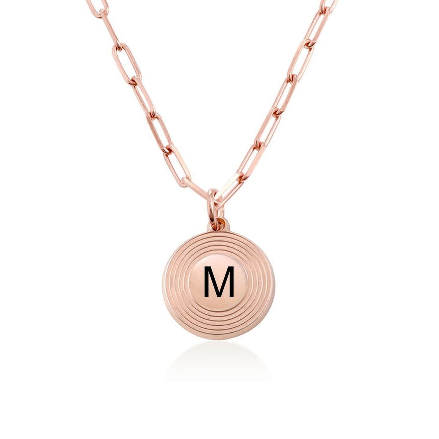 WEPRINTMENecklaceCustom Letter Round Necklace
