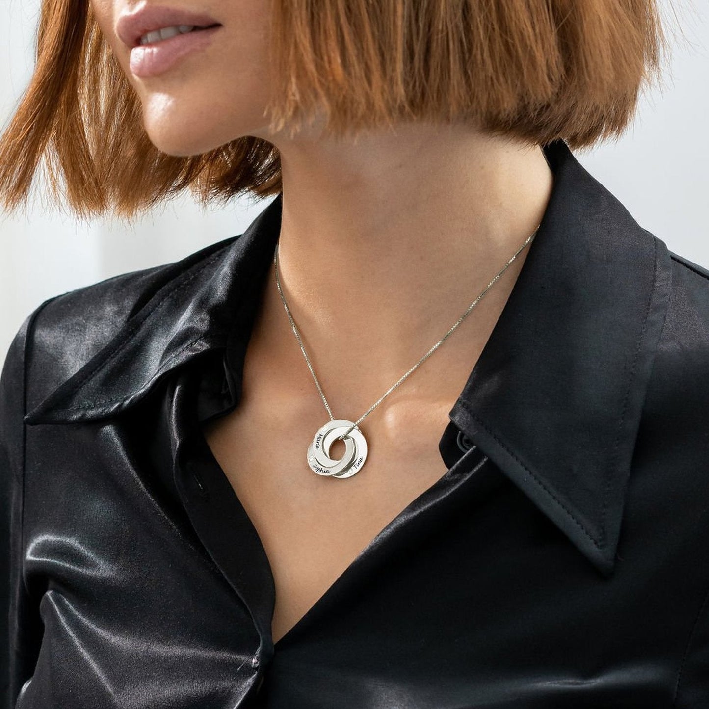 WEPRINTMENecklaceCustom Name Multi Piece Ring Necklace