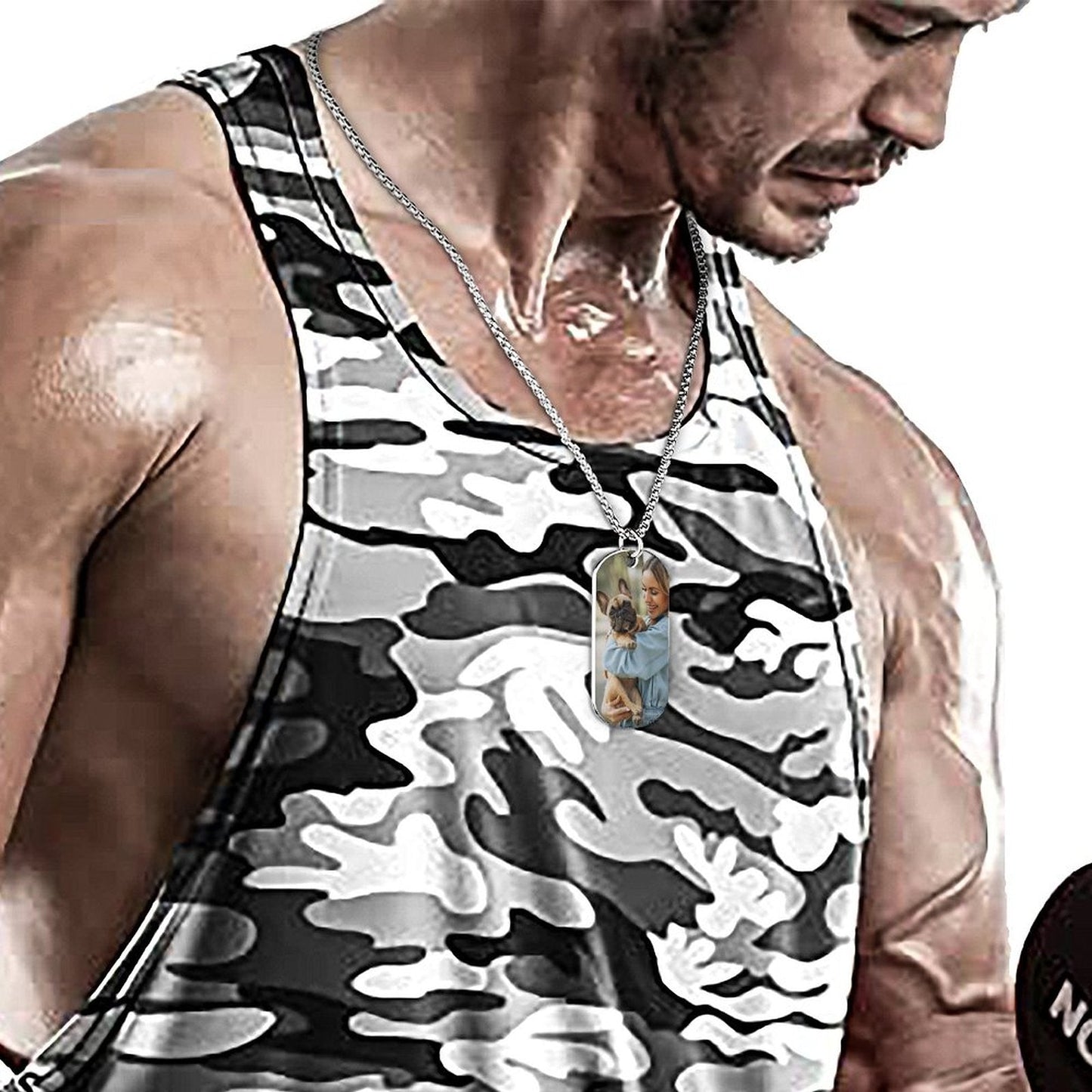 WEPRINTMENecklaceCustom Photo Memorial Pendant Necklace