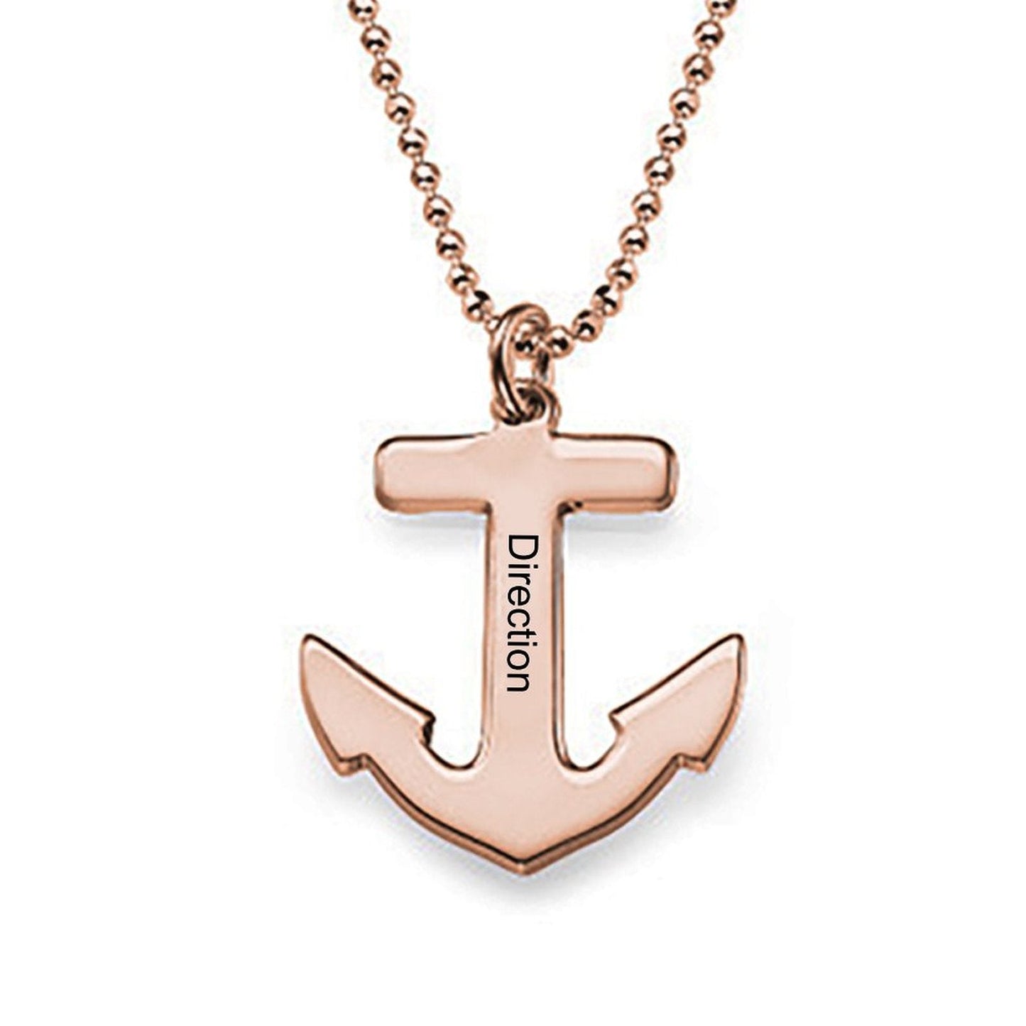 WEPRINTMENecklaceCustom Text Anchor Necklace