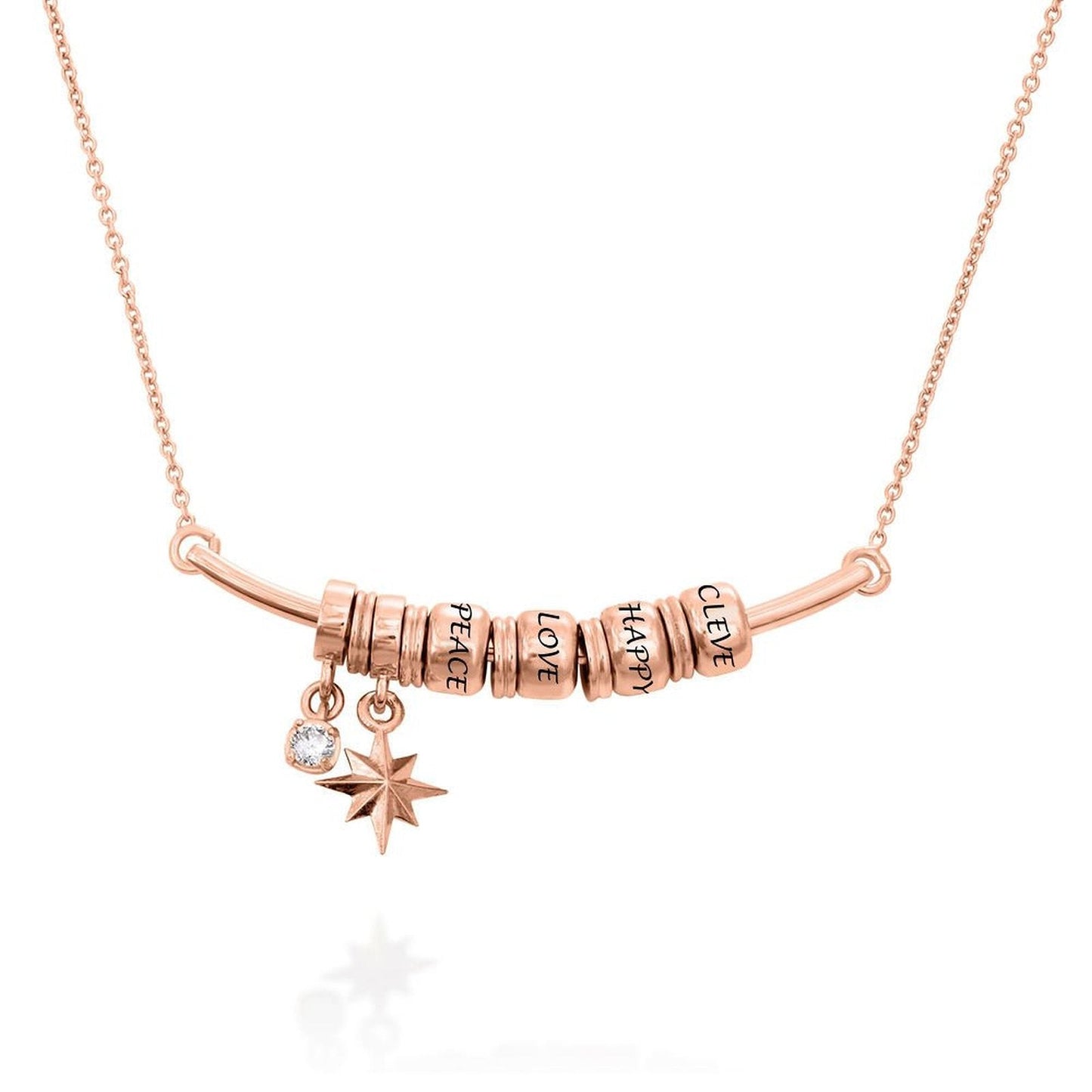 WEPRINTMENecklaceCustom Texts Polaris Bar Necklace