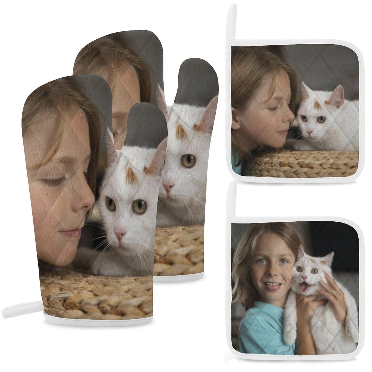 WEPRINTMEOven Mitts SetCustom Photo Oven Mitts and Pot Holders Sets
