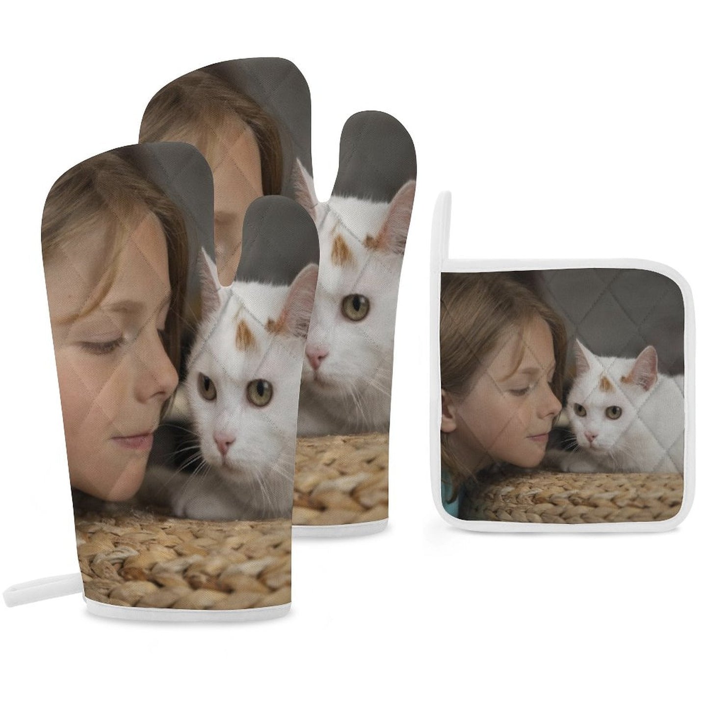WEPRINTMEOven Mitts SetCustom Photo Oven Mitts and Pot Holders Sets