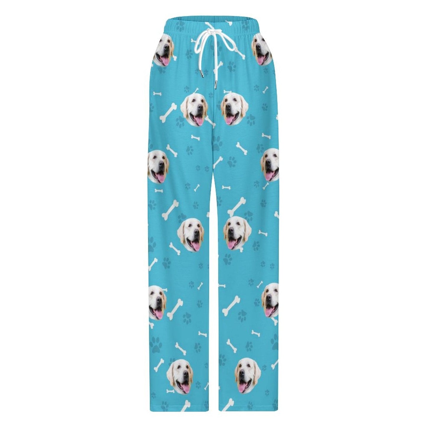 WEPRINTMEPajama PantsPersonalized Pet Pants Face Dogs or Cats Unisex Pajama Pants
