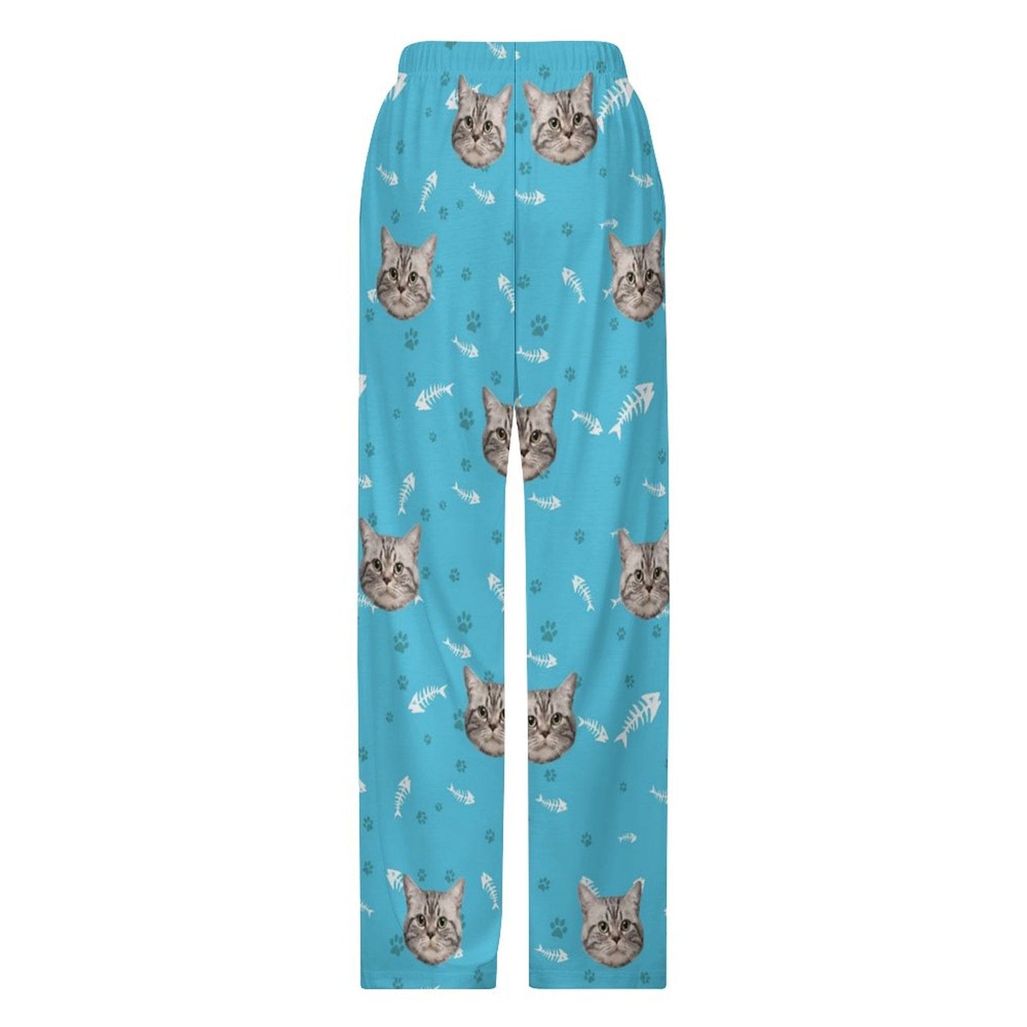 WEPRINTMEPajama PantsPersonalized Pet Pants Face Dogs or Cats Unisex Pajama Pants