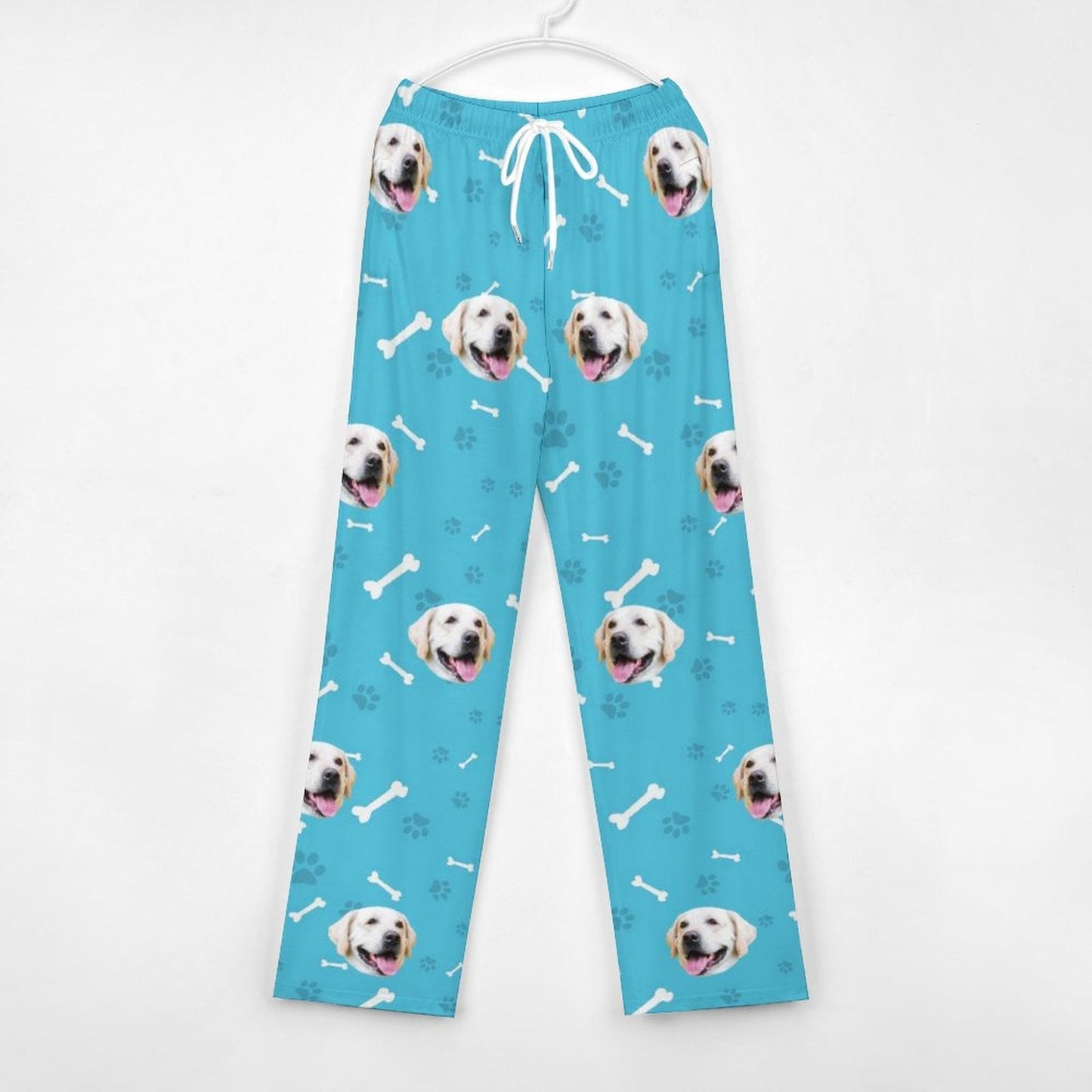 WEPRINTMEPajama PantsPersonalized Pet Pants Face Dogs or Cats Unisex Pajama Pants