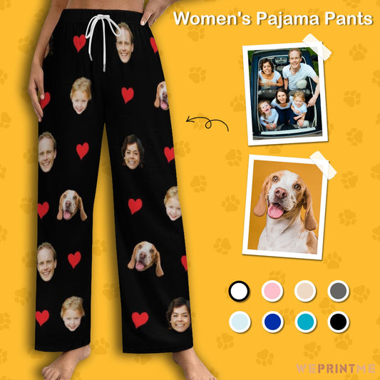 WEPRINTMEPajama PantsPersonalized Pet Pants Love Family Pajama Pants