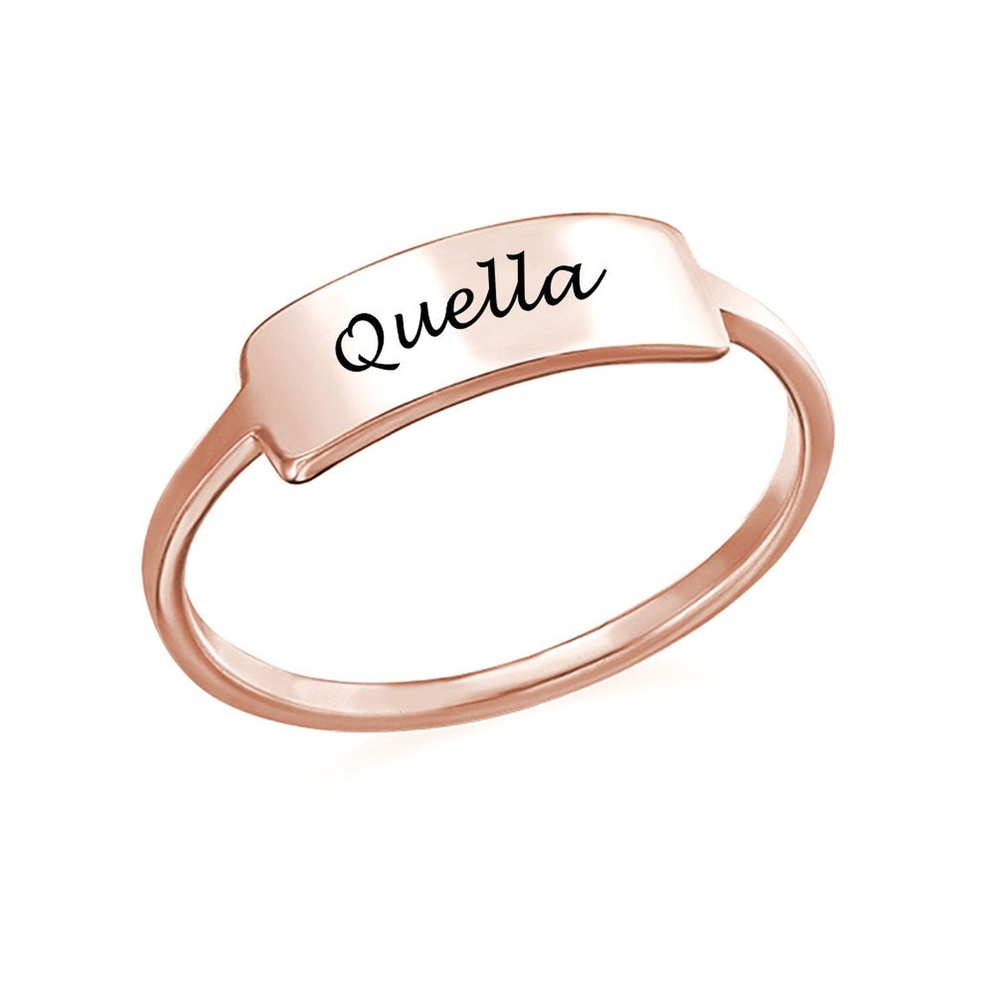 WEPRINTMERingCustom Text Nameplate Ring