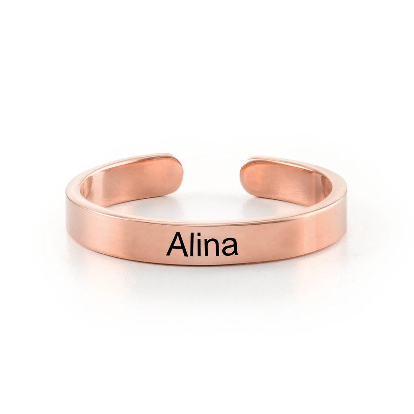 WEPRINTMERingCustom Text Open Ring