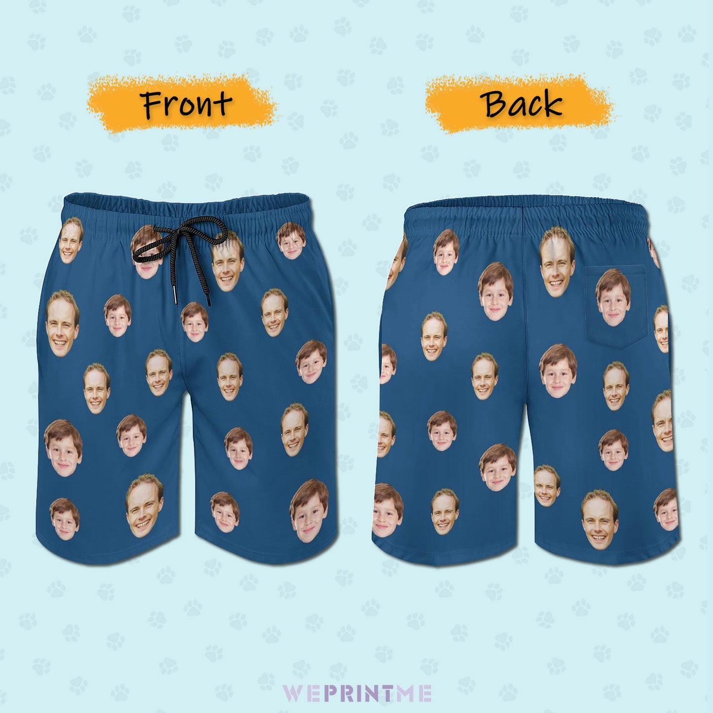 Custom Faces Men's Shorts Shorts