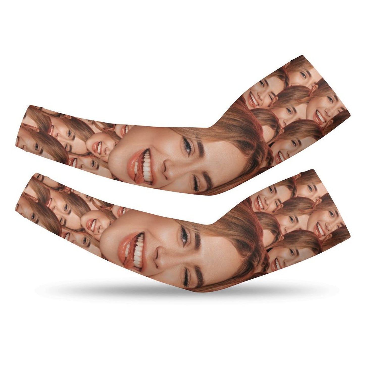 Custom Face Cooling Compression Arm Sleeves