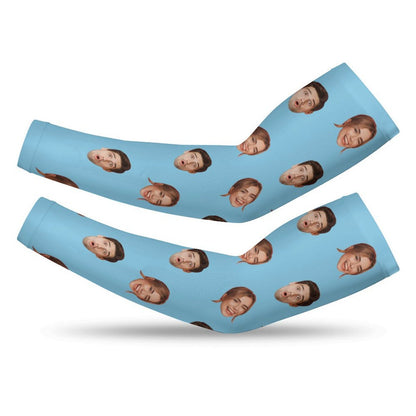 Custom Faces Cooling Compression Arm Sleeves