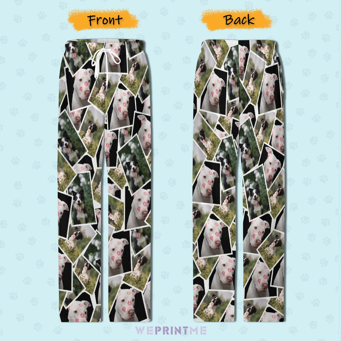Personalized Pet Pants Photos Pajama Pants for Men