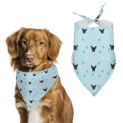 Custom Pet Face Pets Everywhere Pet Scarf-WEPRINTME-10