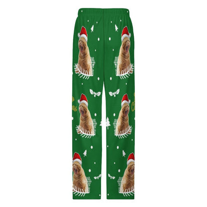 Custom Pet Happy Christmas Pajama Pants