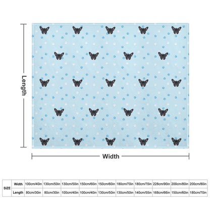 Custom Pet Face Paws and Pets Fleece Blanket-WEPRINTME-8
