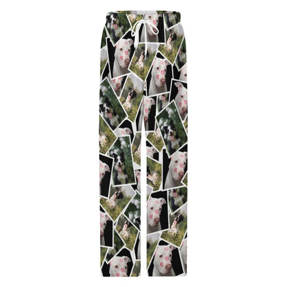Personalized Pet Pants Photos Pajama Pants for Men
