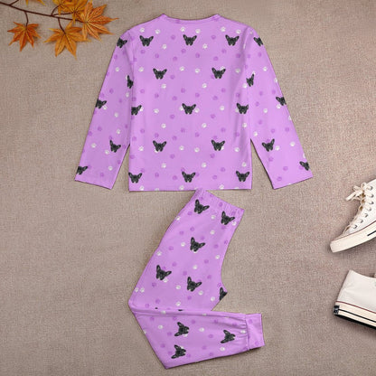 Custom Pet Face Paws and Pets Kids Pajama Set-WEPRINTME-4