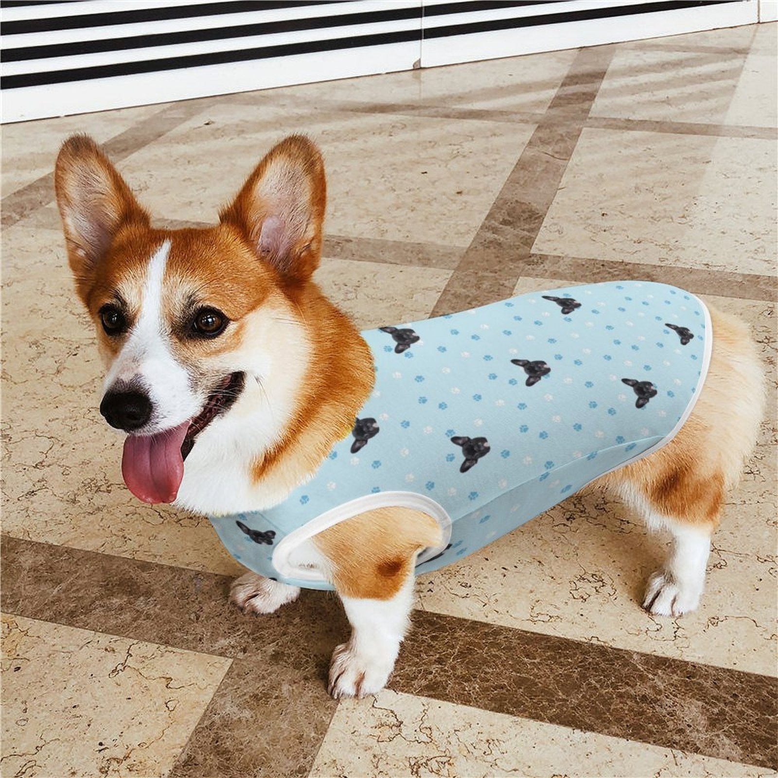 Custom Pet Face Pet Everywhere Vest-WEPRINTME-3