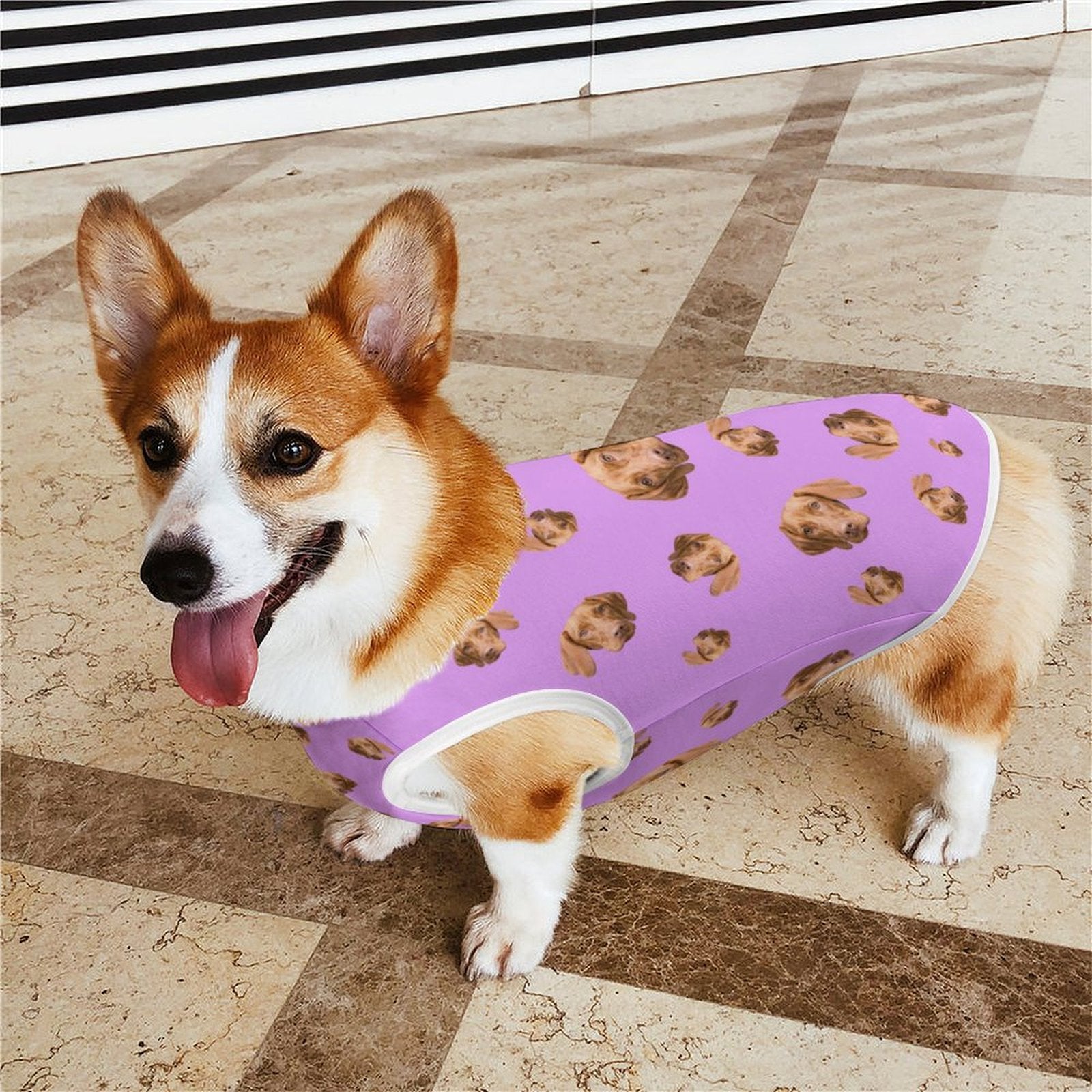 Custom Pet Face Pet Everywhere Vest-WEPRINTME-13