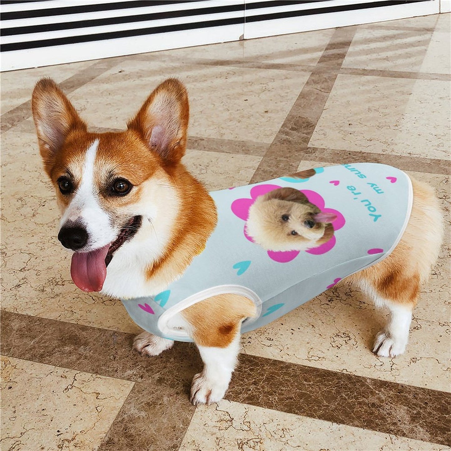 Custom Face Pet Vest My Sunshine Pet Costume-WEPRINTME-12