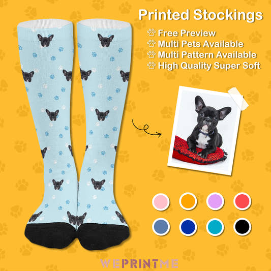 Custom Pet Face Paws and Pets Socks-WePrintMe-1