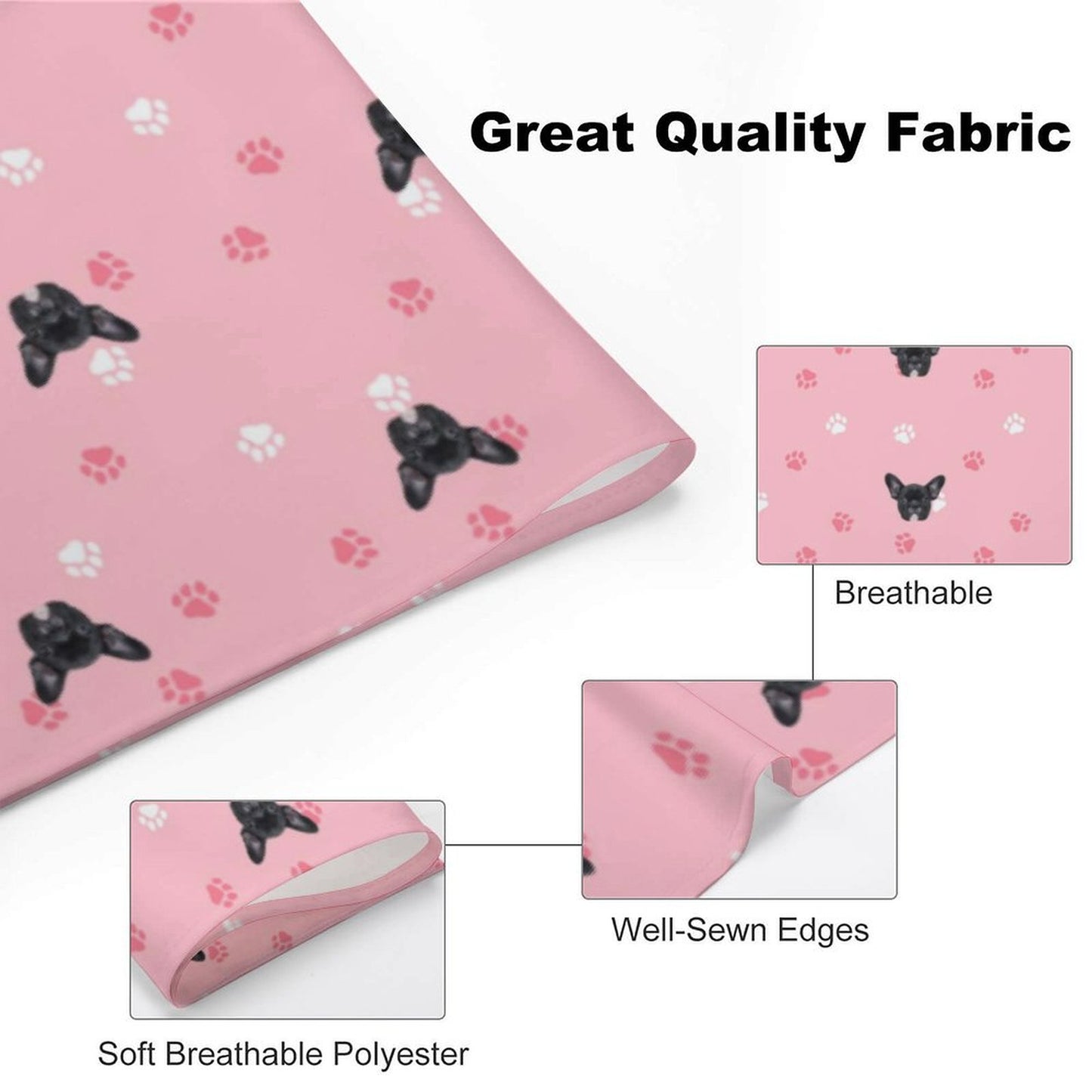 Custom Pet Face Pets Everywhere Pet Scarf-WEPRINTME-9