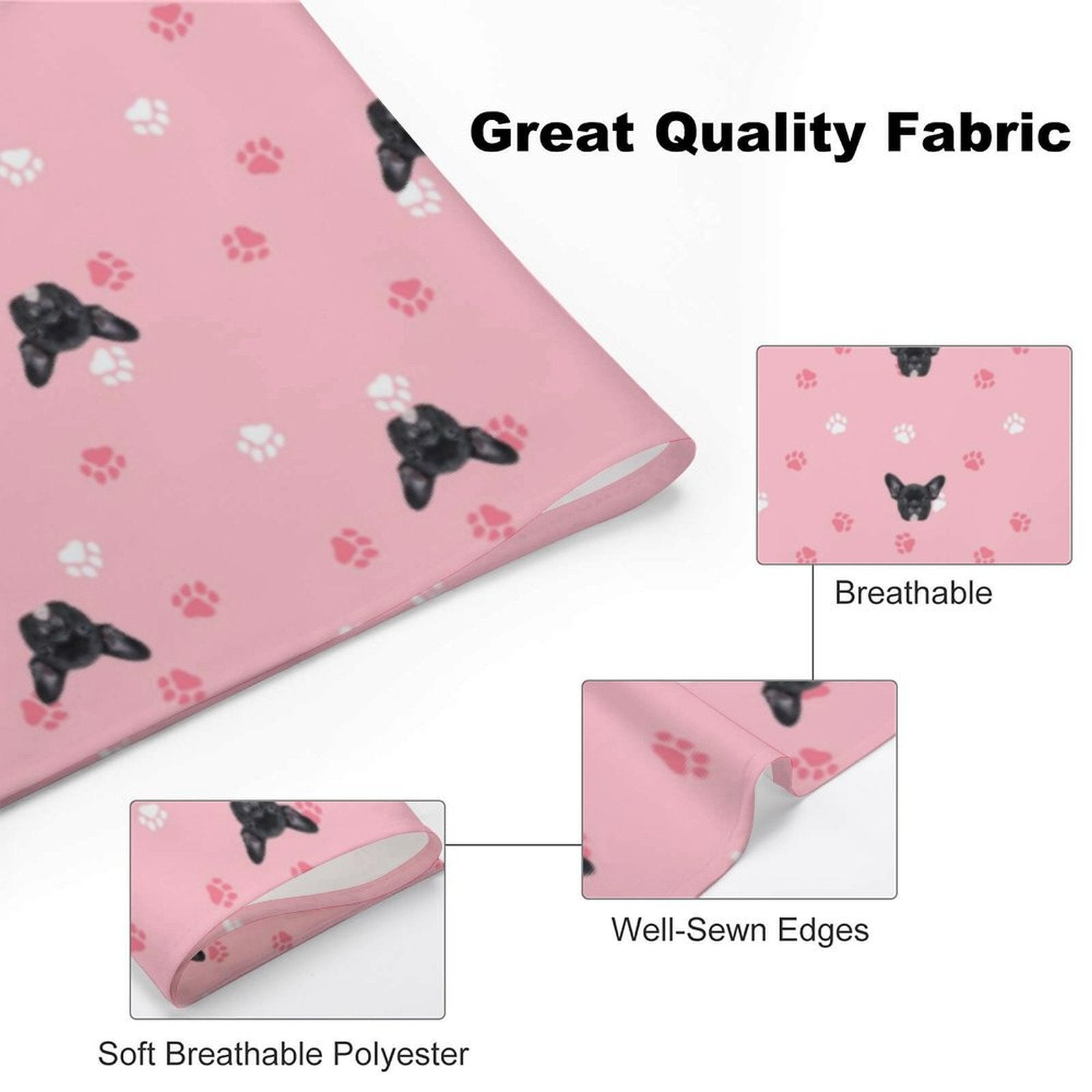 Custom Pet Face Pets Everywhere Pet Scarf-WEPRINTME-9
