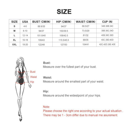 Custom Bikini-WEPRINTME-Size Chart