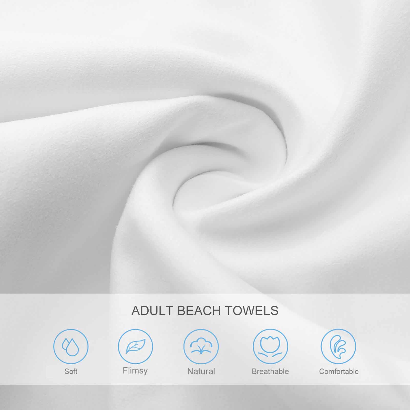 Custom Face Beach Towel-WEPRINTME-Details