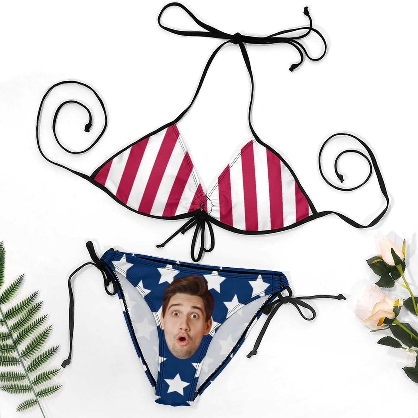 Custom Face Flag Bikini-WEPRINTME-11