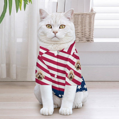 Custom Face Flag Kids Shorts Matching Pet Shirts-WEPRINTME-27