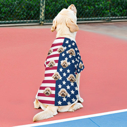 Custom Face Flag Kids Shorts Matching Pet Shirts-WEPRINTME-9
