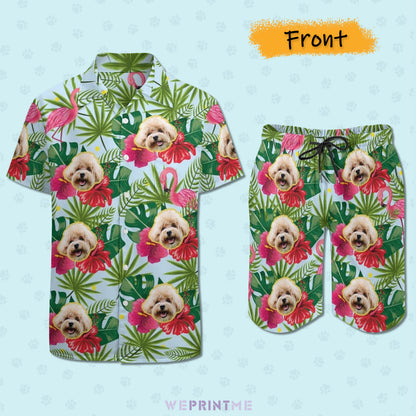 Custom Face Hawaiian Men's Beach Suit-WEPRINTME-3