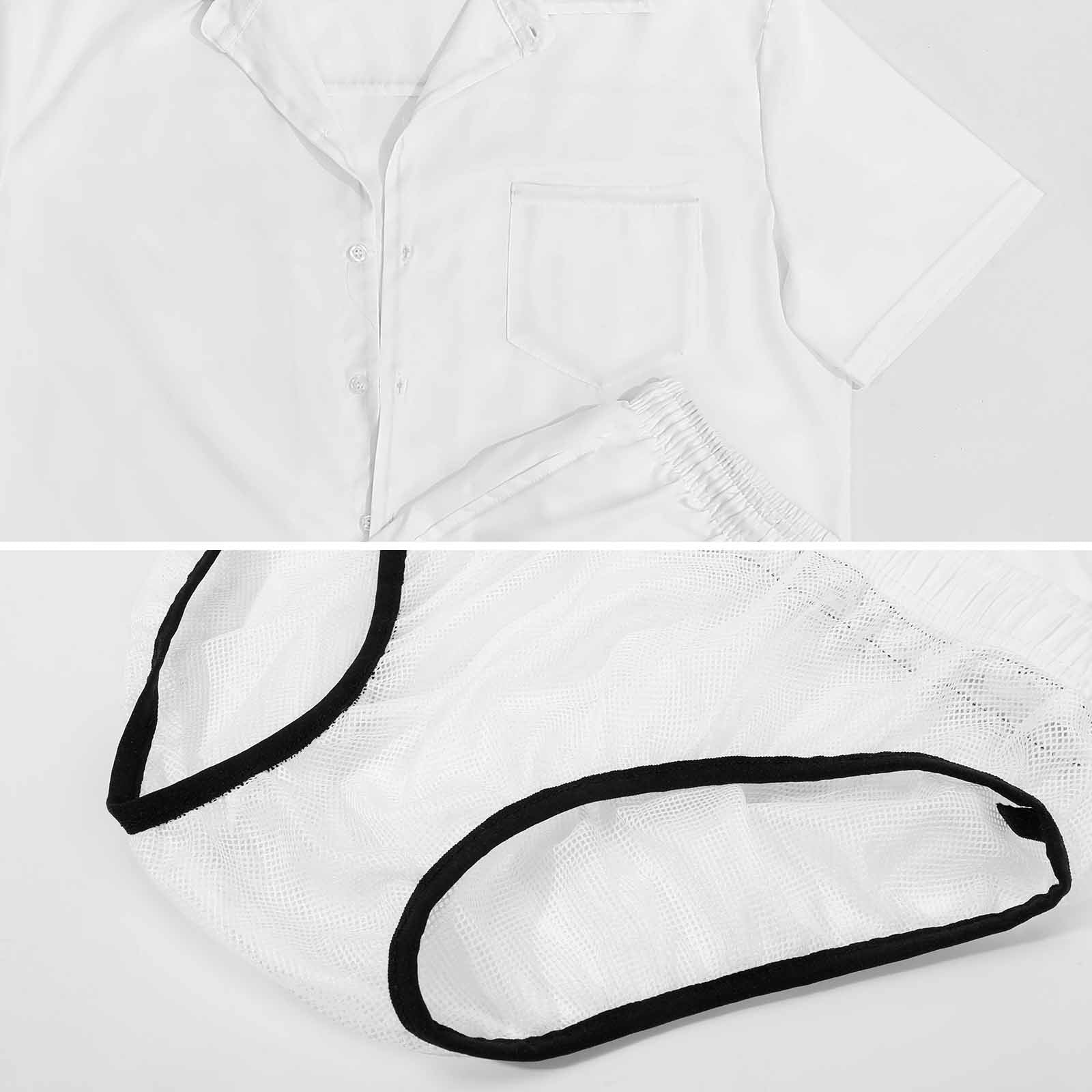 Custom Face Men's Beach Suit-WEPRINTME-Detail